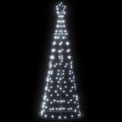 Pom de Crăciun LED 200 LED-uri Alb Rece 182 cm foto