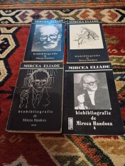 Mircea Handoca - Mircea Eliade. Biobibliografie, vol. I - IV foto