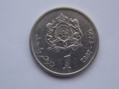 1 DIRHAM 2002 MAROC foto