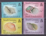 Georgia de Sud 1988 fauna marina scoici MI 168-171 MNH