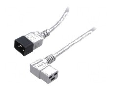 Cablu de alimentare IEC C19 la IEC C20, 5m, gri