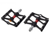 Pedale Aluminiu Negre Moto, Filet 9/16&quot; - Set 2 Bucati