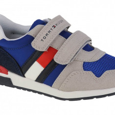 Pantofi pentru adidași Tommy Hilfiger Low Cut Velcro Sneaker T1B4-32236-1040X602 gri