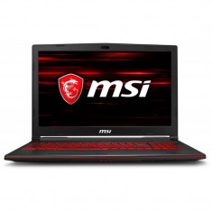 Laptop MSI GL63 8RE 15.6 inch FHD Intel Core i7-8750H 8GB DDR4 1TB HDD nVidia GeForce GTX 1060 6GB Black Red foto