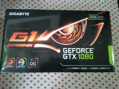 Placa video Gigabyte GTX 1080 GAMING OC 8GB DDR5X 256-bit. foto
