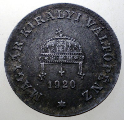 F.139 UNGARIA 20 FILLER 1920 KB foto