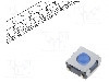 Microintrerupator 6.2x6.5mm, OFF-(ON), SPST-NO, OMRON OCB - B3SL-1005P foto