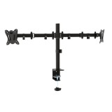 Suport birou 2 monitoare, Omega 45064, 13&amp;#039;&amp;#039;-27&amp;#039;&amp;#039;, inaltime maxima 400mm, rotatie 180&deg; si inclinatie 70&deg;, VESA 75x75 si 100x100, ma