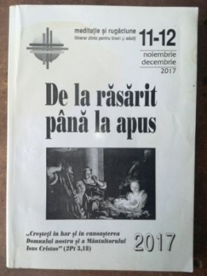 De la rasarit pana la apus foto