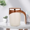 Cana termica, pentru bauturi fierbinti sau reci, din otel inoxidabil, capacitate 380ML, mixer incorporat, maro