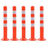 Cumpara ieftin Baliză control trafic, 5 buc., plastic, 75 cm