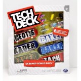 Set 6 mini placi skateboard, Tech Deck, Bonus Pack, Baker