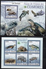 Ins. COMORE 2009, Fauna - Broaste testoase, MNH