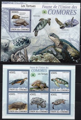 Ins. COMORE 2009, Fauna - Broaste testoase, MNH foto