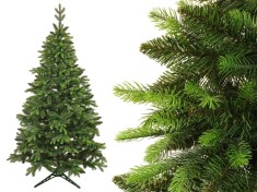 Brad artificial de Craciun, Molid verde natural, de 220 cm si suport inclus, 12945 foto