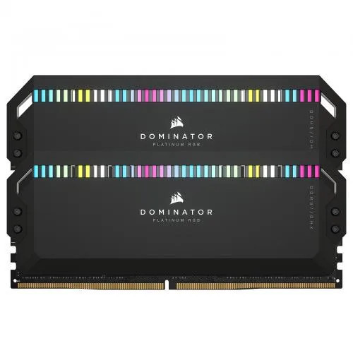 Kit Memorie Corsair Dominator Platinum RGB, 32GB, DDR5-6400MHz, CL32, Dual Channel