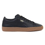 Cumpara ieftin Tenisi Dama Puma Classic Gum JR Negri, Piele Naturala, Talpa Cauciuc