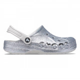 Saboti Crocs Baya Glitter Clog Gri - Silver Glitter