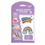 Cumpara ieftin Set creativ super-rapid, autocolante BIG DOTZ - Stea Cometa si Curcubeu, Diamond Dotz&reg;