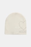 Moschino căciulă de l&acirc;nă culoarea bej, M3332 65451