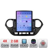 Navigatie HHyundai I10 2013-2019 K-HY38 ecran tip TESLA 9.7&quot; cu Android Radio Bluetooth Internet GPS WIFI 2+32 DSP Quad CarStore Technology