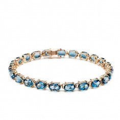 Emaga Gold bracelet BZX5282 - Blue topaz foto