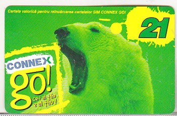 bnk card Romania - Connex - Reincarcare 21 $ - RO-CON-REF-0014