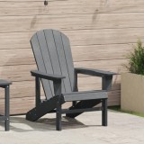 vidaXL Scaun Adirondack gri deschis 74x82x91 cm HDPE