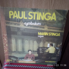 -Y- PAUL STINGA - CYMBALUM / MARIN STANGA ORGA ( STARE VINIL VG++) DISC VINIL