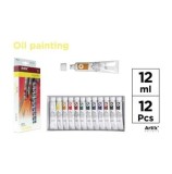 Cumpara ieftin Tempera ulei Artix, 12 ml, 12 culori