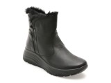 Ghete IMAC negre, 856898, din piele naturala