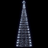 vidaXL Pom de Crăciun LED 550 LED-uri Alb Rece 304 cm