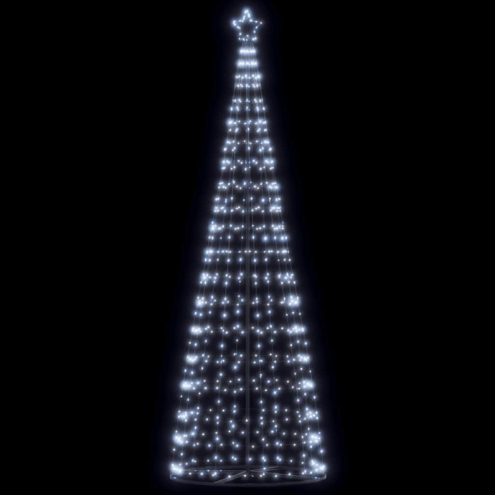 vidaXL Pom de Crăciun LED 550 LED-uri Alb Rece 304 cm