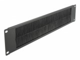 Organizator cabluri 19&quot; 2U pentru cabinet cu perii, Delock 66482