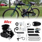 Cumpara ieftin Kit Motor Bicicleta 80cc 2 Timpi Negru Motorevolution - Motorizare Bicicleta 3.2 CP, Carburator, Esapament, Rezervor, Aprindere Electronica