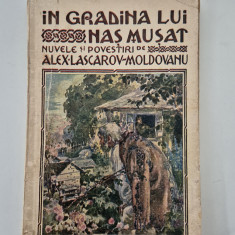 Carte veche Alex Lascarov Moldovanu In gradina lui Nas Musat