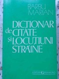 DICTIONAR DE CITATE SI LOCUTIUNI STRAINE-BARBU MARIAN