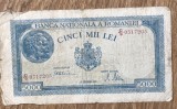 BNKRO05 Romania 5000 lei 20 decembrie 1945 C/9