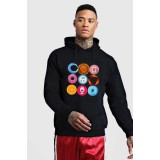 Hanorac Barbati Negru - Circle - 2XL