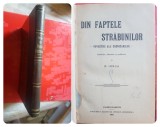 G491-I- Editie veche N. IORGA-PRIMA EDITIE-DIN FAPTELE STRABUNILOR-Povestiri ale Cronicarilor- 1909-Valenii de Munte-Neamul Romanesc.