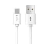 Cablu Devia Smart2 USB Type C - USB alb 2m 2A