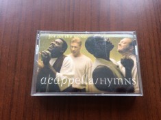 Acappella Hymns For All The World 1994 caseta audio muzica pop gospel Epic USA