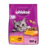 Hrana uscata pentru pisici, Whiskas, adult, carne de pui, 300 g