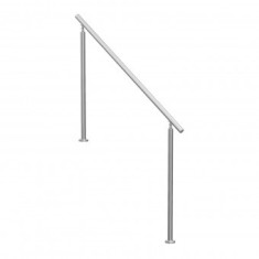 Balustrada inox, 4-5 trepte Vivatechnix, Inaltime 1060 mm, lungime 1500 mm, pozitii reglabile