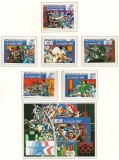 Ciad 1982 Mi 917/22 + bl 107 MNH - JO de vara 1984, Los Angeles (I), Nestampilat