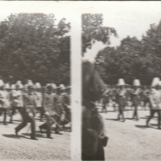 Romania 1932-Fotografie stereoscopica,10 Mai-Defilarea Ofiterilor