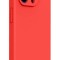 Husa din silicon compatibila cu iPhone 15 Pro, silk touch, interior din microfibra, Full Protection, Rosu