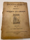 Herodot - Istoria lui Cresus, cartea 1: Clio publicata de I. Ionascu