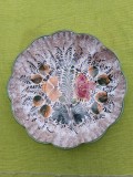 Farfurie decorade perete lucrata si pictata manual