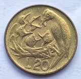 160. Moneda San Marino 20 lire 1975